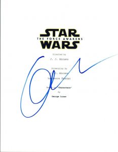 GWEDOLINE CHRISTIE SIGNED AUTOGRAPHED STAR WARS THE FORCE AWAKENS SCRIPT COA VD COLLECTIBLE MEMORABILIA