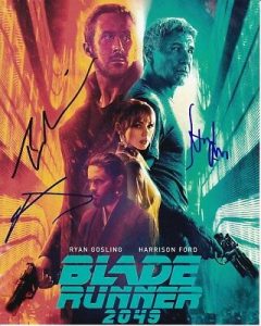HARRISON FORD RYAN GOSLING & JARED LETO SIGNED AUTOGRAPH BLADE RUNNER 2049 PHOTO COLLECTIBLE MEMORABILIA