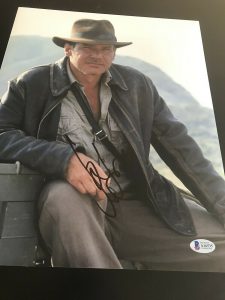 HARRISON FORD SIGNED AUTOGRAPH 11×14 PHOTO INDIANA JONES BECKETT BAS AUTO X3 COLLECTIBLE MEMORABILIA