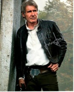 HARRISON FORD SIGNED AUTOGRAPHED STAR WARS HAN SOLO PHOTO COLLECTIBLE MEMORABILIA