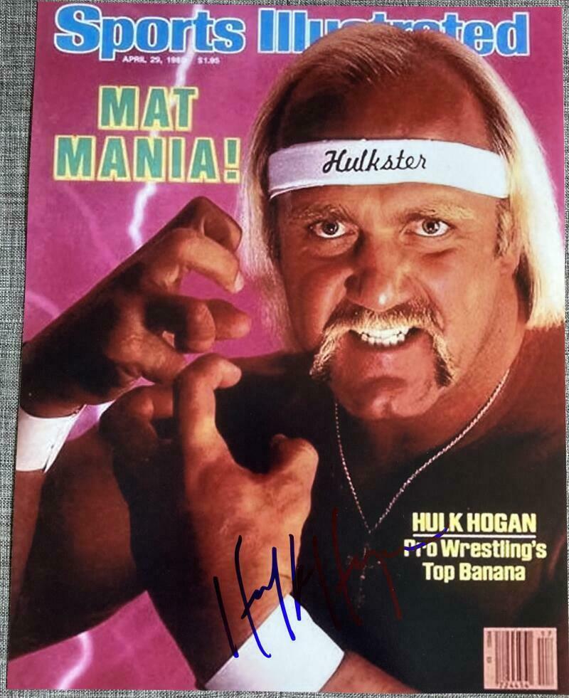 HULK HOGAN SIGNED AUTOGRAPH 11X14 PHOTO - WWE WRESTLING LEGEND RARE COA ...