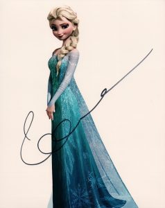 IDINA MENZEL SIGNED AUTOGRAPHED 8×10 PHOTO ELSA FROZEN WICKED RENT COA VD COLLECTIBLE MEMORABILIA