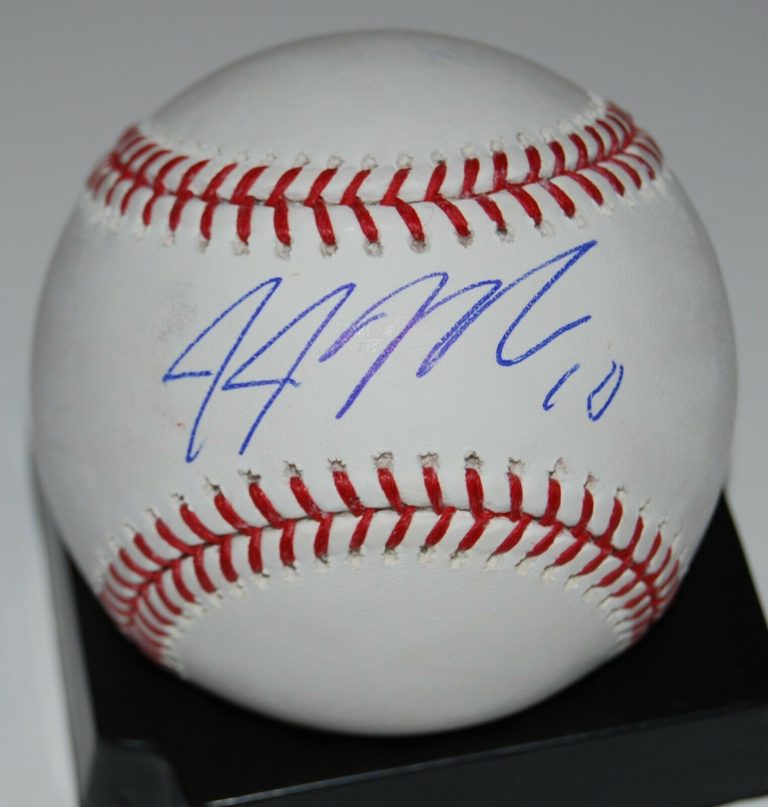 J.J. MATIJEVIC SIGNED (HOUSTON ASTROS) OML OFFICIAL MAJOR LEAGUE BASEBALL W/COA  COLLECTIBLE MEMORABILIA
