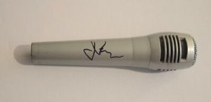 JACK RUSSELL SIGNED AUTOGRAPHED MICROPHONE GREAT WHITE LEAD SINGER COA COLLECTIBLE MEMORABILIA