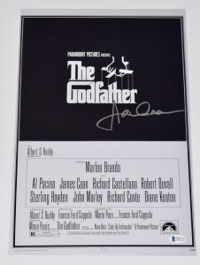 JAMES CAAN SIGNED AUTOGRAPHED THE GODFATHER 11×17 MOVIE POSTER PHOTO BECKETT COA COLLECTIBLE MEMORABILIA