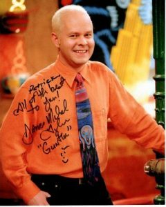 JAMES MICHAEL TYLER SIGNED FRIENDS CENTRAL PERK GUNTHER PHOTOGRAPH – TO PATRICK COLLECTIBLE MEMORABILIA