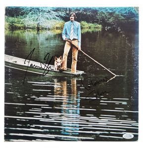 JAMES TAYLOR & LEELAND SKLAR AUTOGRAPHED SIGNED RECORD ALBUM LP ACOA COLLECTIBLE MEMORABILIA