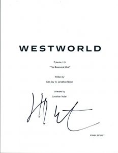 JEFFREY WRIGHT SIGNED AUTOGRAPH WESTWORLD THE BICAMERAL MIND EPISODE SCRIPT COA COLLECTIBLE MEMORABILIA