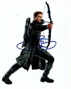JEREMY RENNER SIGNED AUTOGRAPHED MARVEL THE AVENGERS CLINT BARTON HAWKEYE PHOTO COLLECTIBLE MEMORABILIA