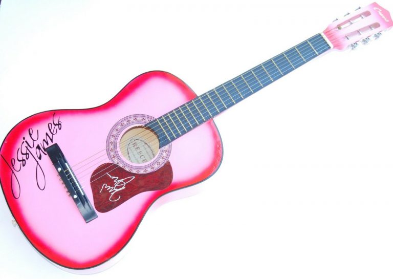 JESSIE JAMES DECKER signed (COUNTRY) Acoustic guitar W/COA *LIGHTS DOWN