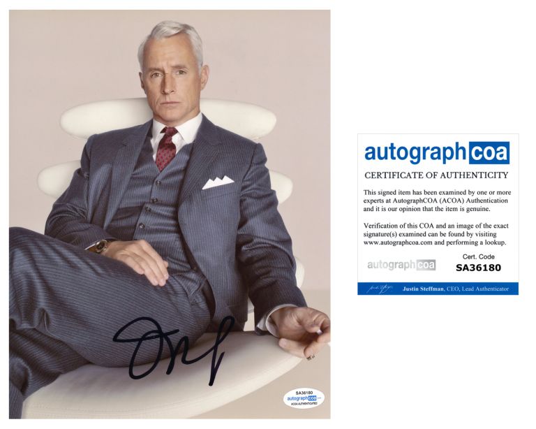 John Slattery Signed Autographed 8x10 Photo Mad Men Avengers Endgame ...