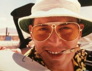 JOHNNY DEPP SIGNED AUTOGRAPHED 11×14 PHOTO FEAR AND LOATHING BECKETT COA COLLECTIBLE MEMORABILIA