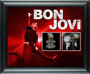 JON BON JOVI AUTOGRAPHED SIGNED CUSTOM FRAMED 2020 CD ALBUM DISPLAY COLLECTIBLE MEMORABILIA