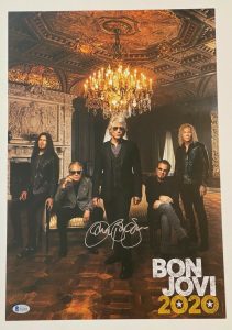 JON BON JOVI SIGNED AUTOGRAPHED 13×19 2020 POSTER BECKETT BAS COA COLLECTIBLE MEMORABILIA