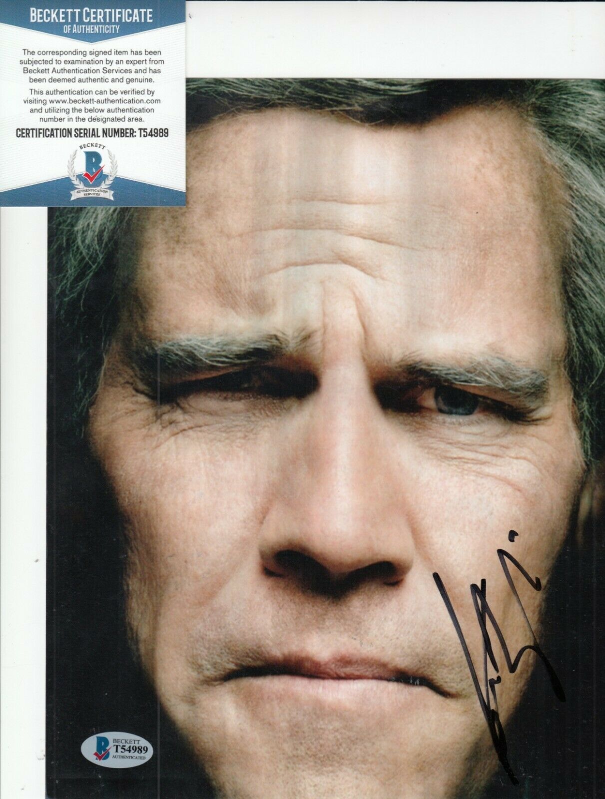 JOSH BROLIN Signed (W.) GEORGE W BUSH Autographed 8X10 Photo BECKETT ...