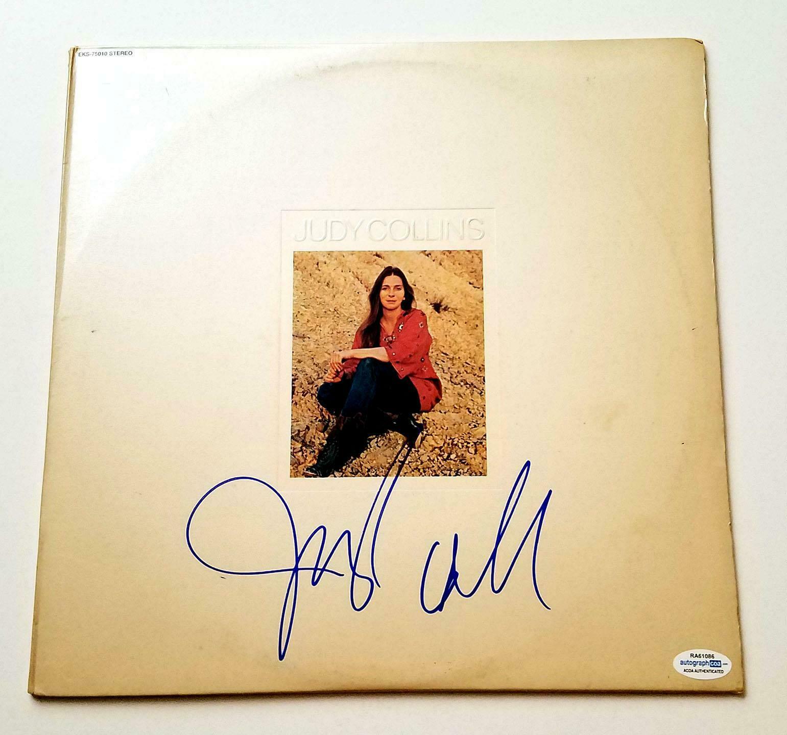 Judy Collins Signed Whales & Nightingales Album Cover LP ACOA | Autographia