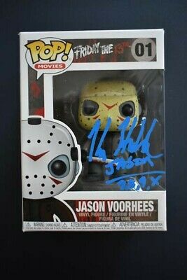 KANE HODDER SIGNED FRIDAY THE 13TH JASON VOORHEES #1 FUNKO POP! FIGURE COLLECTIBLE MEMORABILIA