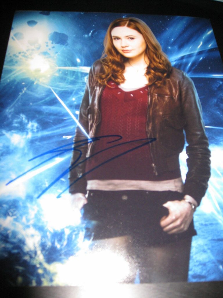 KAREN GILLAN SIGNED AUTOGRAPH 8×10 DR WHO PROMO GUARDIANS OF THE GALAXY COA F COLLECTIBLE MEMORABILIA