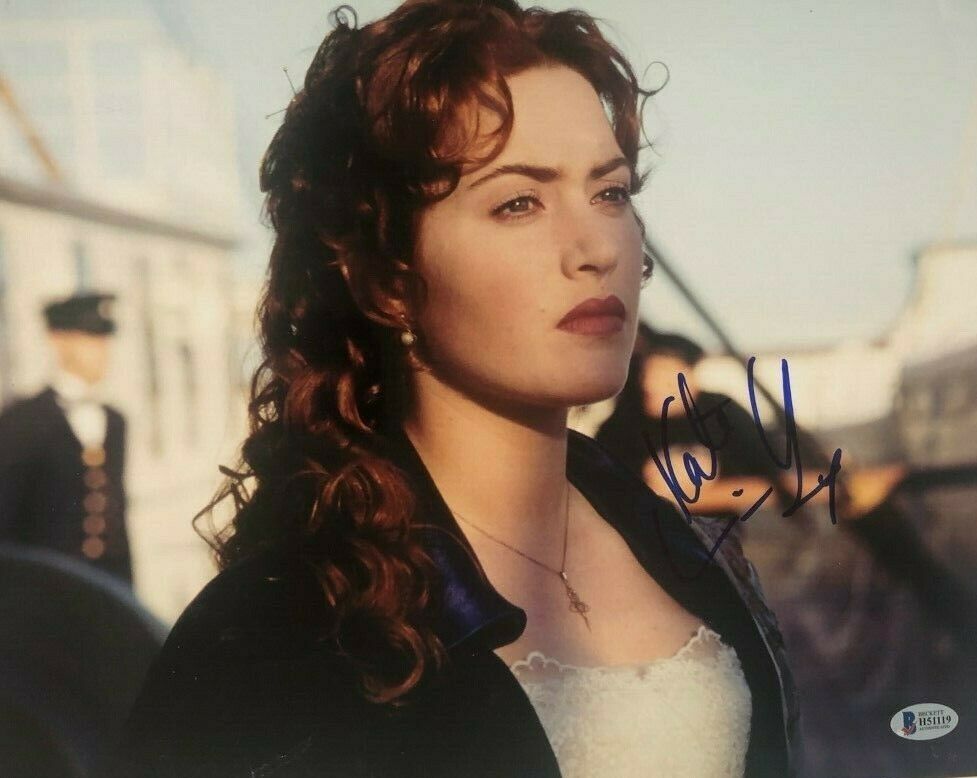 Kate Winslet Signed Autographed 11x14 Photo Titanic Beckett Certified Coa Autographia 