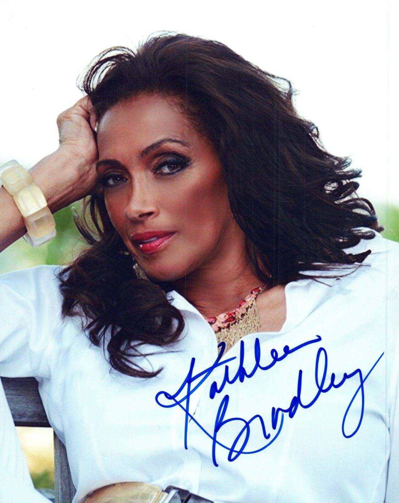 Kathleen Bradley Signed Autographed 8x10 Photo Friday Mrs Parker Actress Coa Autographia