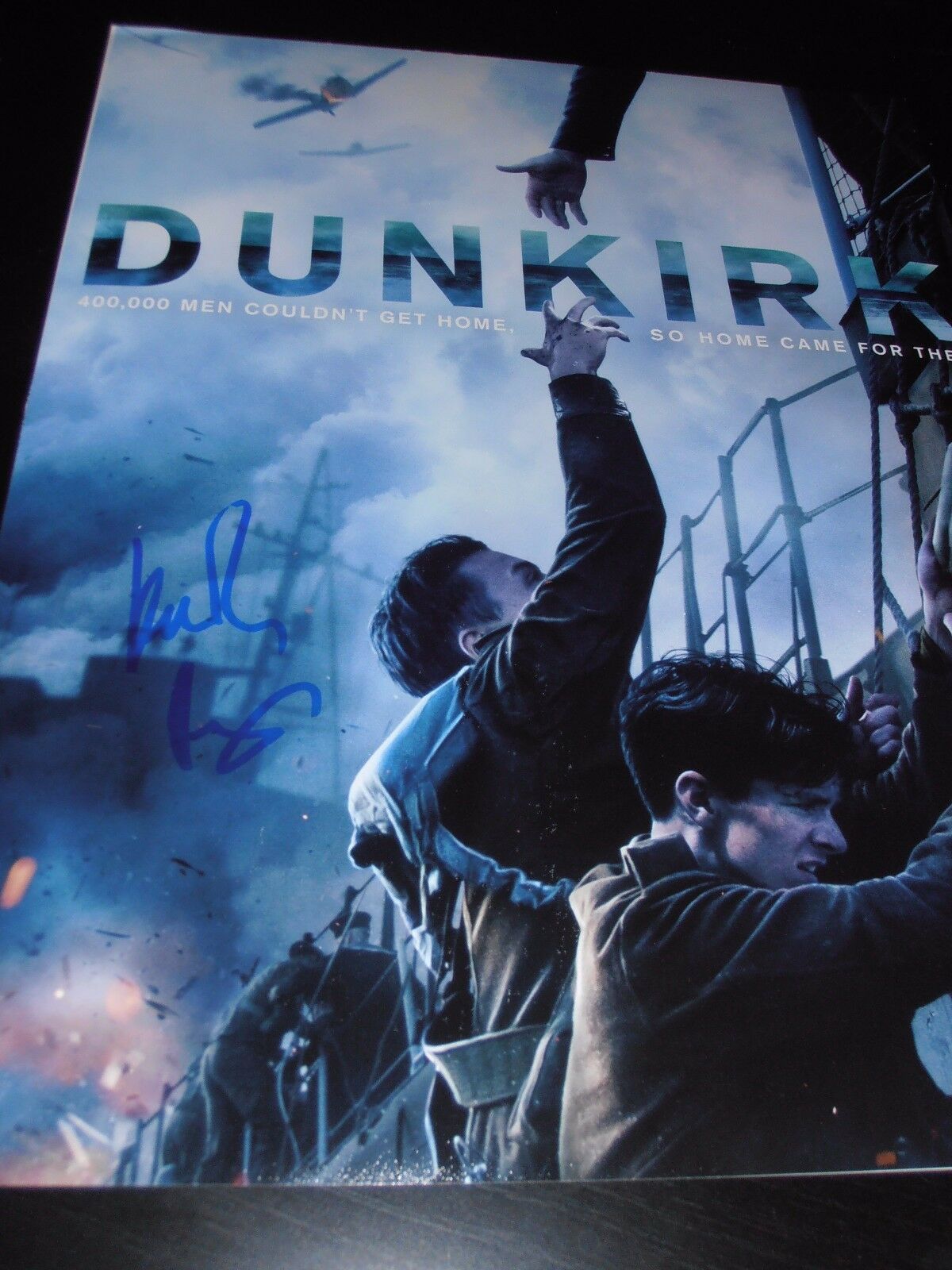 KENNETH BRANAGH SIGNED AUTOGRAPH DUNKIRK POSTER PHOTO 11X14 COA NOLAN ...