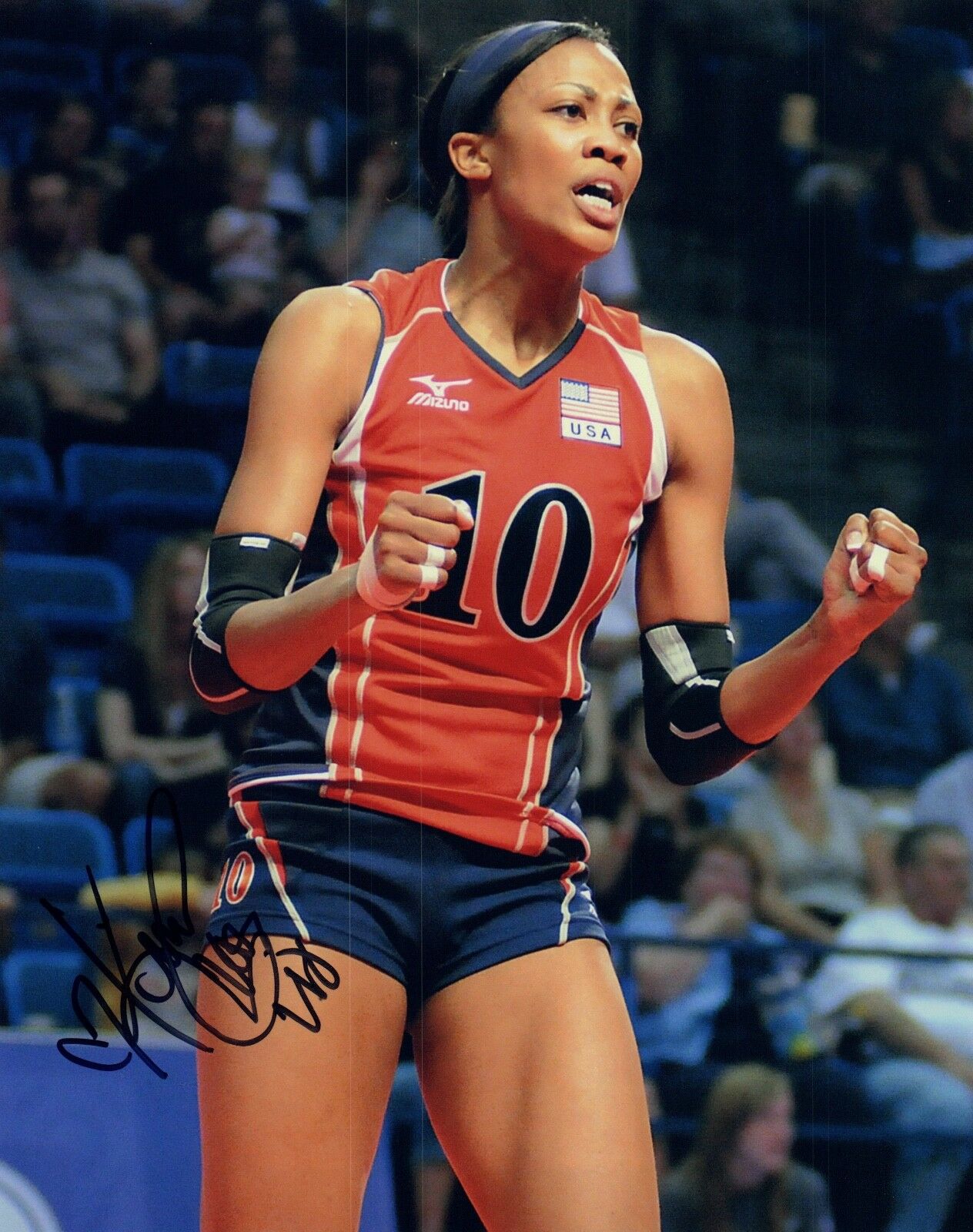 Kim Glass Signed Autographed 8x10 Photo TEAM USA VOLLEYBALL & Model COA
