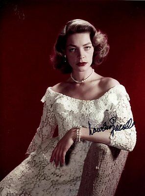 LAUREN BACALL signed autographed photo | Autographia