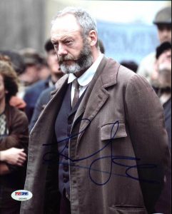 LIAM CUNNINGHAM BLOOD AND STEEL AUTHENTIC SIGNED 8X10 PHOTO PSA/DNA #Z92480 COLLECTIBLE MEMORABILIA