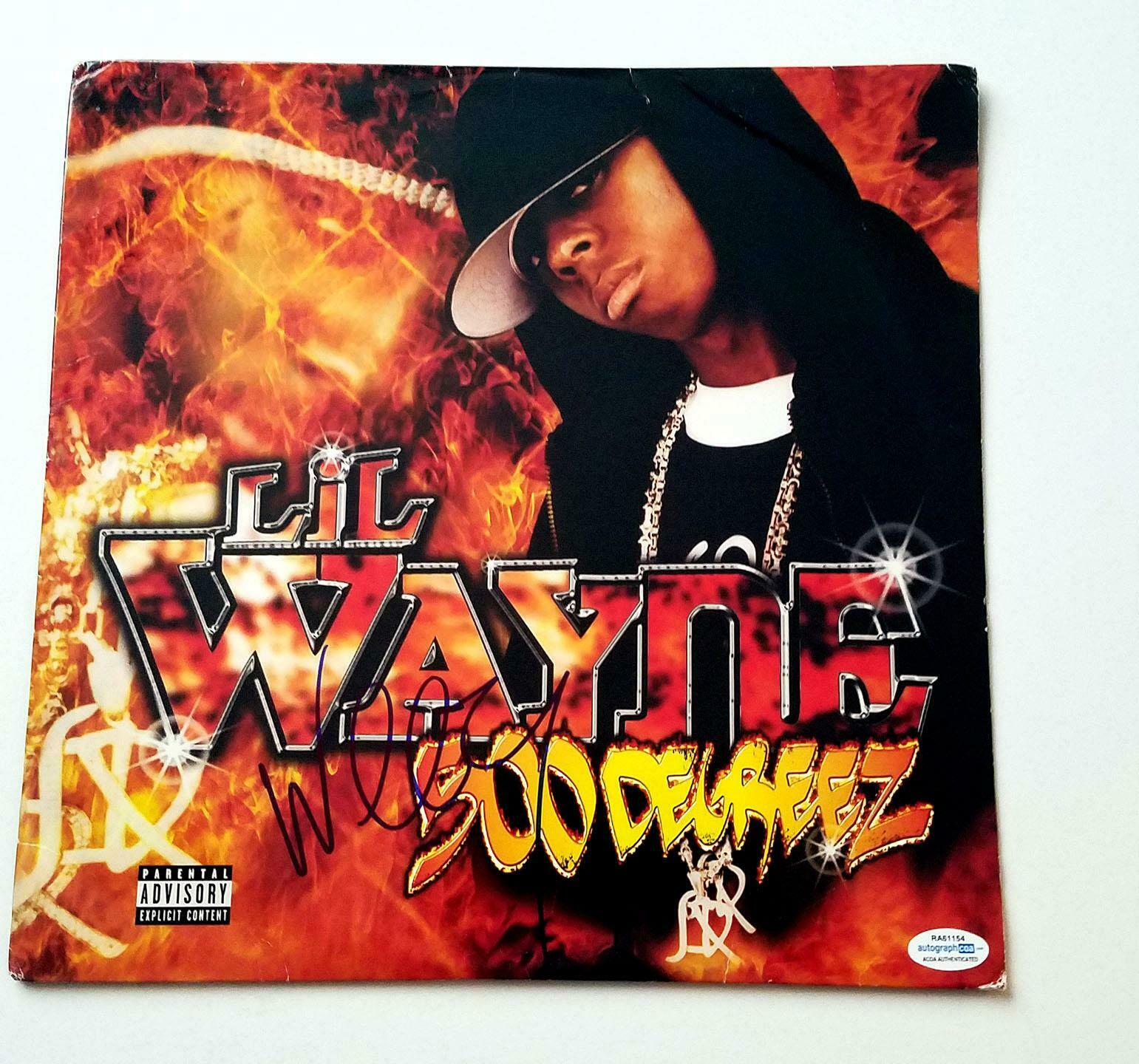 Lil Wayne Signed Autographed 500 Degreez Album Cover LP ACOA | Autographia