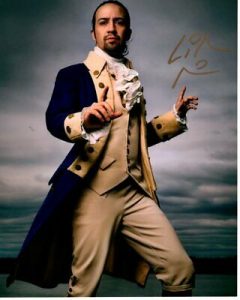 LIN-MANUEL MIRANDA SIGNED ALEXANDER HAMILTON PHOTO W/ HOLOGRAM COA COLLECTIBLE MEMORABILIA