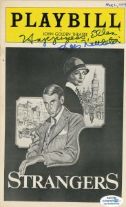 LOIS NETTLETON “STRANGERS” AUTOGRAPH SIGNED BROADWAY PLAYBILL ACOA COLLECTIBLE MEMORABILIA