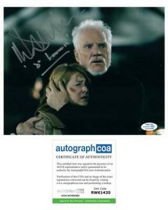 MALCOLM MCDOWELL SIGNED AUTOGRAPHED 8×10 PHOTO ACOA WITNESS ITP COLLECTIBLE MEMORABILIA