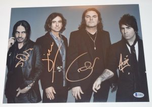 MANA FULL BAND SIGNED AUTOGRAPHED 11×14 PHOTO BAS BECKETT COA COLLECTIBLE MEMORABILIA