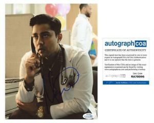 MANISH DAYAL “THE RESIDENT” AUTOGRAPH SIGNED 8×10 PHOTO C ACOA  COLLECTIBLE MEMORABILIA