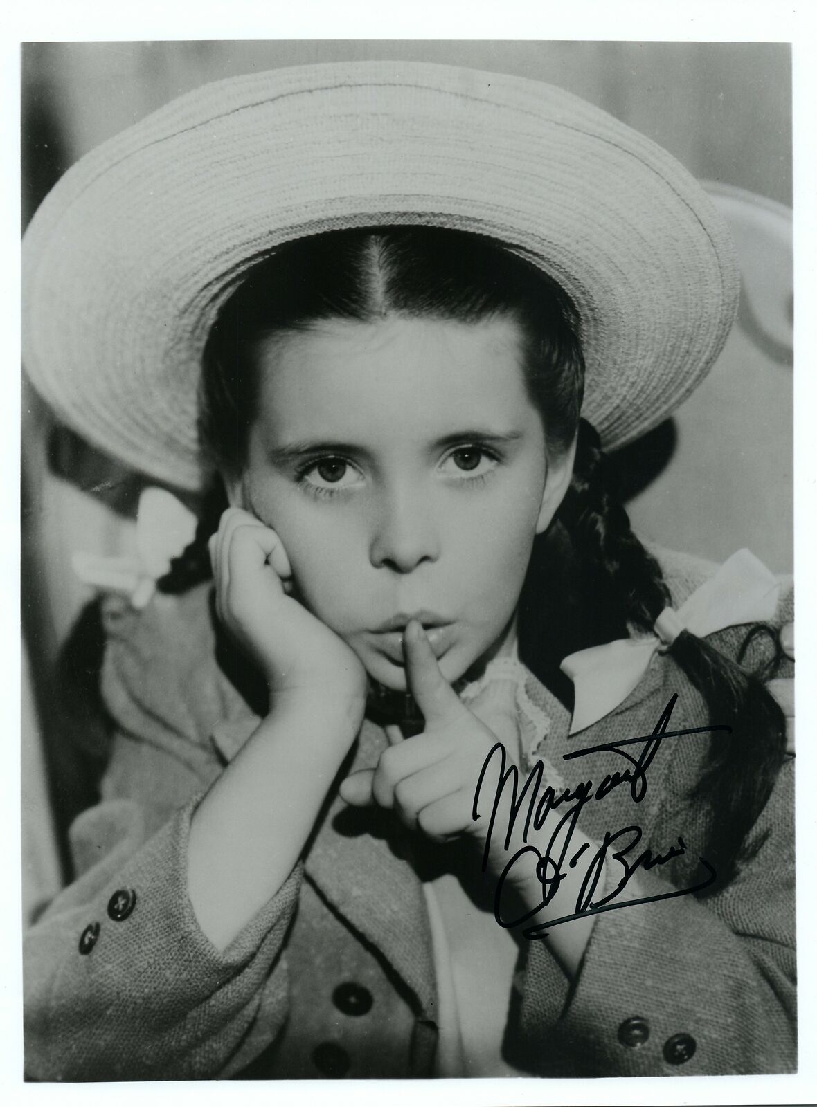 Margaret O'Brien Autographed Signed 8x10 Photo MGM Child Actress Star ...