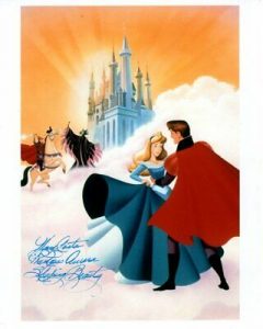 MARY COSTA SIGNED AUTOGRAPHED DISNEY SLEEPING BEAUTY PHOTO COLLECTIBLE MEMORABILIA