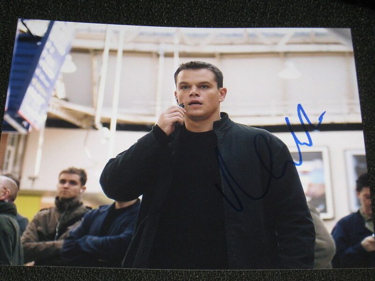 MATT DAMON SIGNED AUTOGRAPH 8×10 BOURNE IDENTITY COA G COLLECTIBLE MEMORABILIA