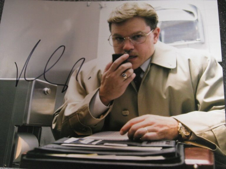 MATT DAMON SIGNED AUTOGRAPH 8×10 TRUE GRIT INFORMANT COLLECTIBLE MEMORABILIA