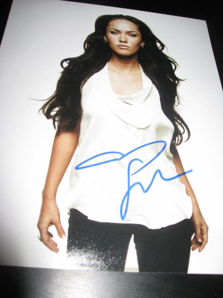 MEGAN FOX SIGNED AUTOGRAPH 8x10 PHOTO HOT SEXY NINJA TURTLES BABE COA ...