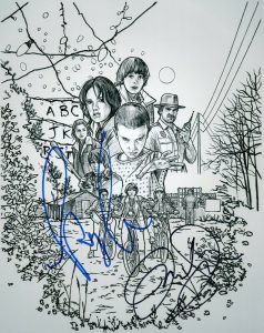 MICHAEL STEIN & KYLE DIXON SIGNED 8×10 PHOTO STRANGER THINGS MUSIC COMPOSERS COA COLLECTIBLE MEMORABILIA