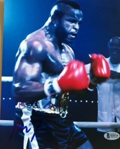 MR T SIGNED AUTOGRAPHED 8×10 PHOTO ROCKY III STALLONE BECKETT AUTHENTICATED COA COLLECTIBLE MEMORABILIA