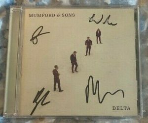 MUMFORD AND SONS SIGNED AUTOGRAPHED CD DELTA MARCUS MUMFORD COLLECTIBLE MEMORABILIA