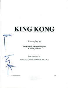 NAOMI WATTS SIGNED AUTOGRAPHED KING KONG FULL MOVIE SCRIPT COA AB COLLECTIBLE MEMORABILIA
