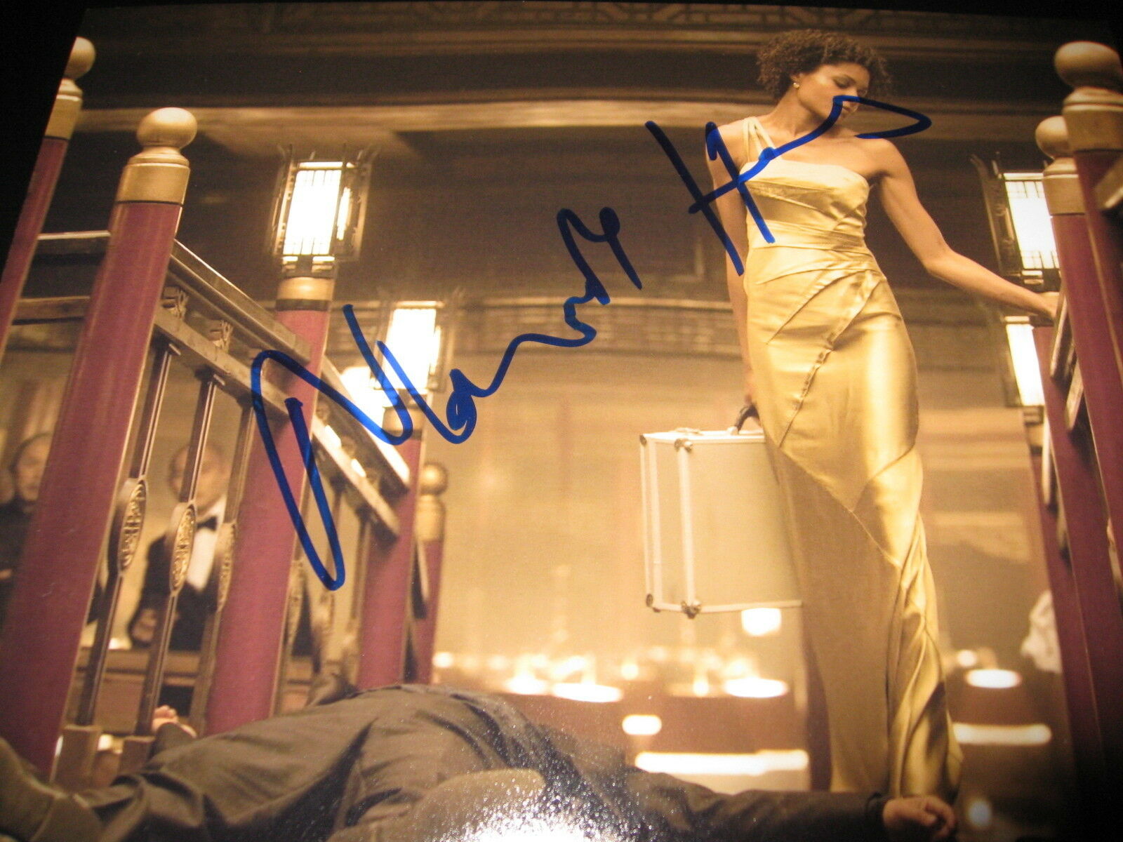 Naomie Harris Signed Autograph 8x10 Photo James Bond Skyfall Promo Coa Auto E Autographia