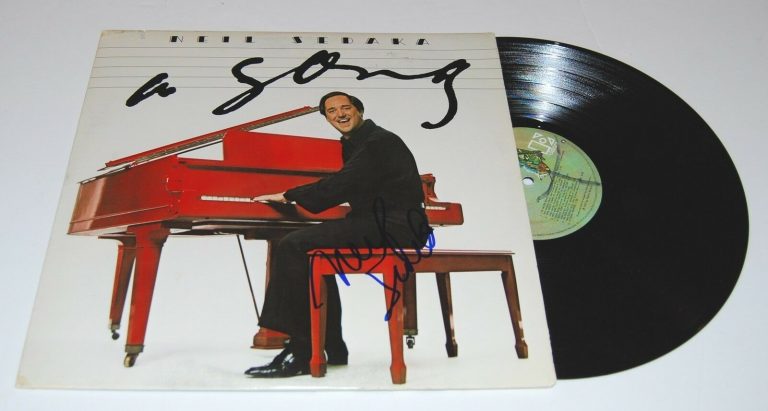 NEIL SEDAKA SIGNED (A SONG) RECORD ALBUM LP *PIANO MAN* W/COA  COLLECTIBLE MEMORABILIA