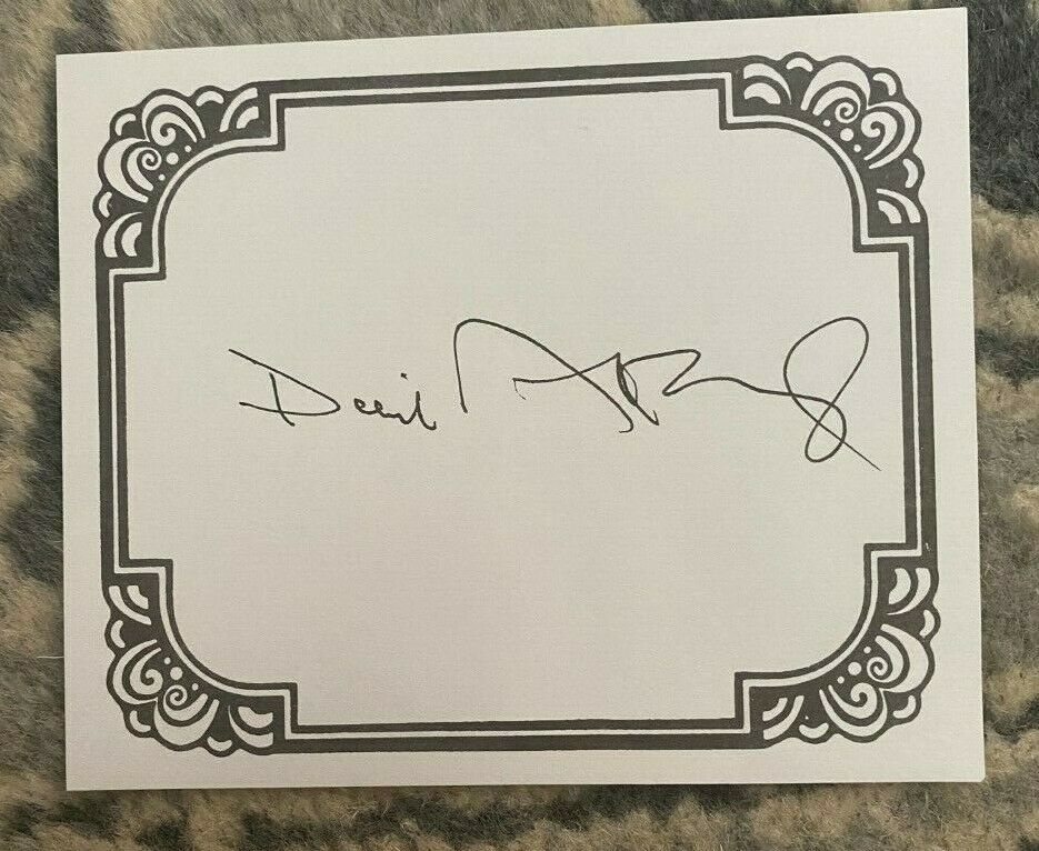 NEW LISTINGDavid Attenborough signed autographed Bookplate Rare Autographia