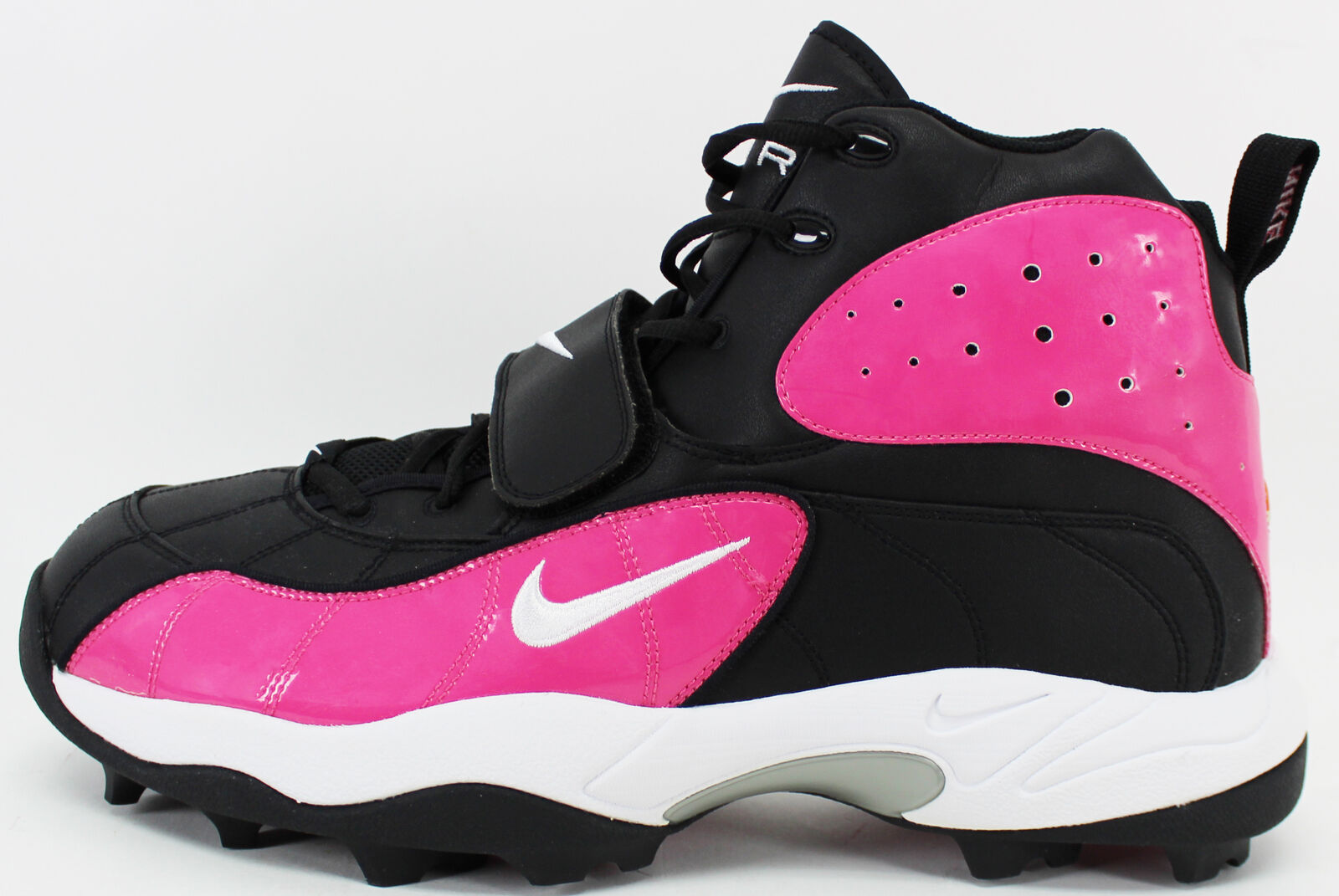 Nike Air Pro Shark Stove Cleats Black White Hot Pink BCA Size 14 New In Box Autographia