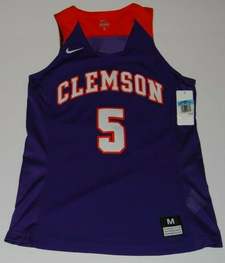 Nike Team Women's Basketball Jersey University of Clemson #5 Medium Sample Collectible Memorabilia