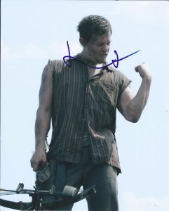 NORMAN REEDUS SIGNED AUTOGRAPHED 8×10 PHOTO DARYL DIXON THE WALKING DEAD 3 COLLECTIBLE MEMORABILIA