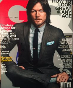 NORMAN REEDUS SIGNED AUTOGRAPHED 8×10 WALKING DEAD DARYL DIXON GQ COVER COLLECTIBLE MEMORABILIA